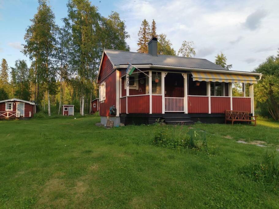 Cabin 70M From Lake. Big Garden Östersund Exterior foto