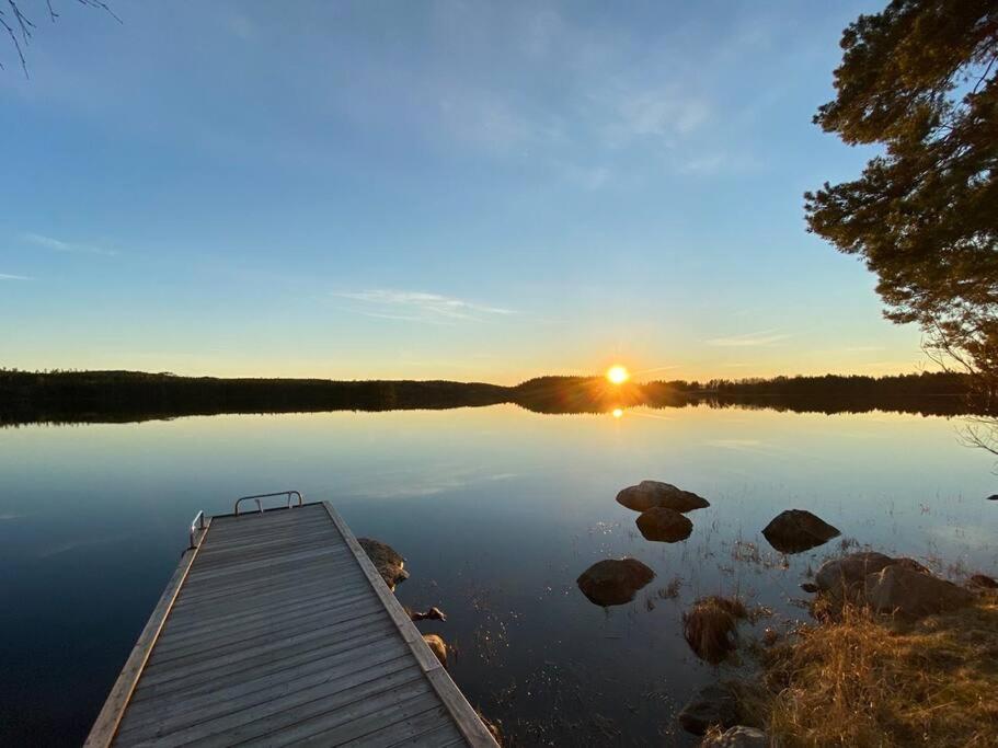 Cabin 70M From Lake. Big Garden Östersund Exterior foto